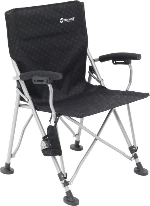 Outwell Campo - Silla de Camping (61 x 61 x 89 cm), Color Negro